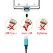 2m Woven Style Micro USB to USB 2.0 Data/Charger Cable - Orange - 6