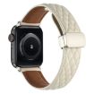 Apple Watch SE 2023 40mm Leather Watch Band - Creamy White - 1