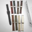 Apple Watch SE 2023 40mm Leather Watch Band - Dark Green - 6