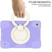 Samsung Galaxy Tab A9+ 11 2023 Silicone Hybrid PC Tablet Case - Purple - 7