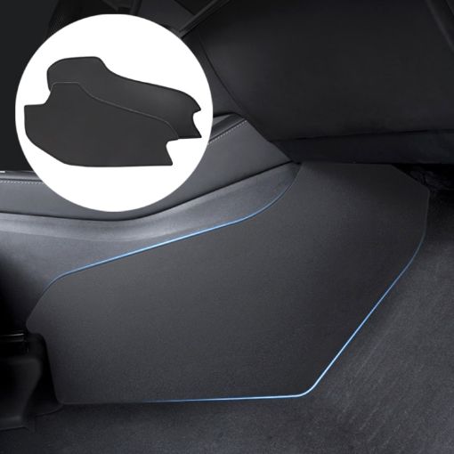 Tesla Model Y 2pcs/Set Leather Anti-kick Pad - Car Center Console - 1