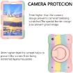 Samsung Galaxy Tab A9 8.7 2023 Silicone Hybrid PC Tablet Case - Colorful Rose Gold - 2