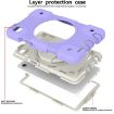 Samsung Galaxy Tab A9 8.7 2023 Silicone Hybrid PC Tablet Case Purple - 4