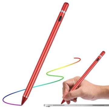 Universal Active Capacitive Stylus Pen - Red - 1