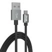 IVON CA73 2.4A Micro USB Fast Charging Data Cable 2m Black - 1