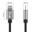 IVON CA73 2.4A Micro USB Fast Charging Data Cable 2m White - 2