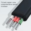 ROMOSS CB051 3A Micro USB Data Cable for Huawei Xiaomi - 1.5m Black - 6