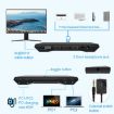 4K 60Hz Type-C KVM Switch - Black - 4