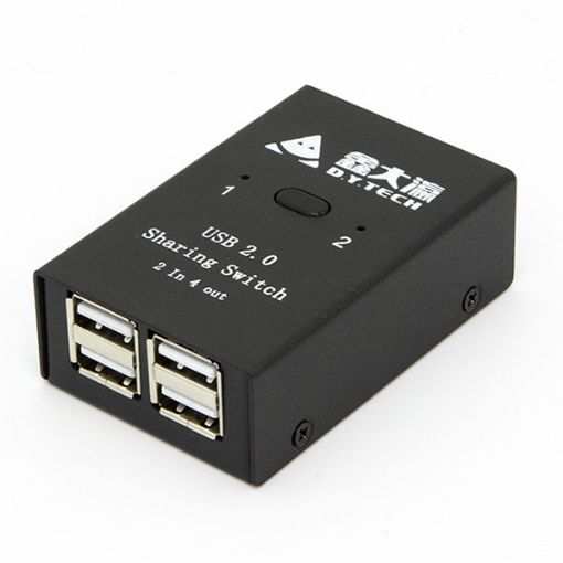 DY-B046 USB 2.0 Sharing Switch - 2 In 4 Out - Printer Adapter - 1