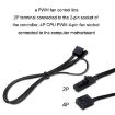 PWM Fan Hub CPU Fan Extender - Big 4Pin Interface - 9
