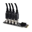 Waveshare 23316 M.2 to PCIe 4-Ch Expander - PCIe X1 to X16 - 1