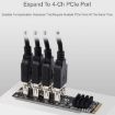 Waveshare 23316 M.2 to PCIe 4-Ch Expander - PCIe X1 to X16 - 6