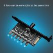 6 Way Computer Fan Speed Controller PWM Switch - Big 4Pin - 3
