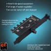 6 Way Computer Fan Speed Controller PWM Switch - SATA Connection - 5