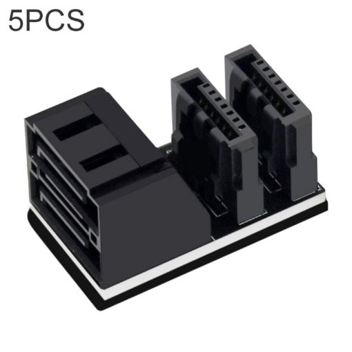 5 PCS Motherboard SATA 7Pin Dual Interface PH572 90 Degree - 1