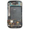 LCD Display + Touch Panel w/ Frame for Galaxy SIII LTE/i9305 - Blue - 3