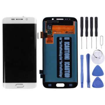 LCD Display + Touch Panel for Galaxy S6 Edge/G925 - White - 1
