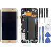 LCD Display + Touch Panel w/ Frame for Galaxy S6 Edge+ G928F Gold - 1
