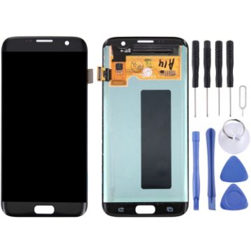 LCD Display + Touch Panel for Galaxy S7 Edge - Black - 1