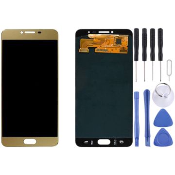 LCD Display + Touch Panel for Galaxy C7/C7000 - Gold - 1
