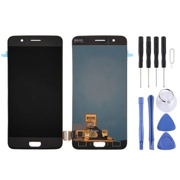 OnePlus 5 OEM LCD Screen (Black) with Digitizer - Full Assembly - 1