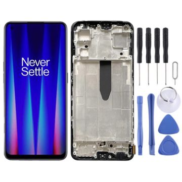 LCD Screen for OnePlus Nord CE 2 5G IV2201 Digitizer Full Assembly with Frame - 1