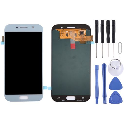 LCD Display + Touch Panel for Galaxy A5 (2017) - Blue - 1