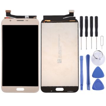 Original LCD Screen + Touch Panel for Galaxy J7 V/J7 Perx - Gold - 1