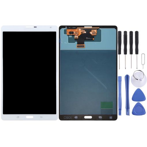 Samsung Galaxy Tab S 8.4 LTE/T705 LCD Screen with Digitizer - White - 1