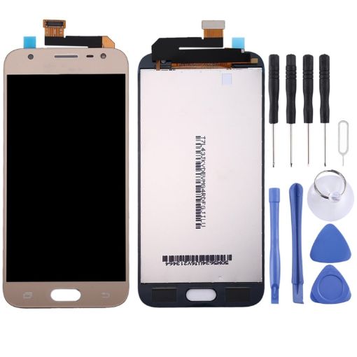 TFT LCD Screen for Galaxy J3 (2017) with Digitizer Assembly - Gold - 1