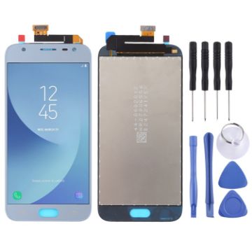 LCD Screen for Galaxy J3 (2017) with Digitizer Assembly - Blue - 1