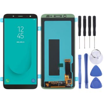 Samsung Galaxy J6 (2018) Super AMOLED LCD Screen with Digitizer - Black - 1