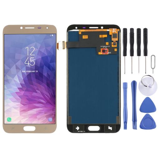 Gold TFT LCD Screen for Galaxy J4 - Full Assembly - 1