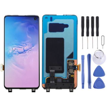 Samsung Galaxy S10 Super AMOLED LCD Screen with Digitizer - Black - 1