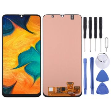 Samsung Galaxy A30 Super AMOLED LCD Screen with Digitizer - Black - 1