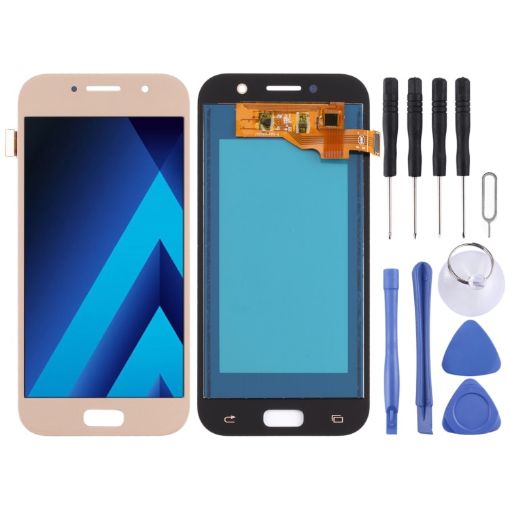 TFT LCD Screen for Galaxy A5 (2017) with Digitizer Assembly - Gold - 1