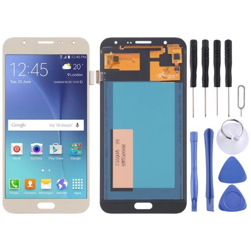 Gold LCD Screen & Digitizer for Galaxy J7 (2015) - Full Assembly - 1