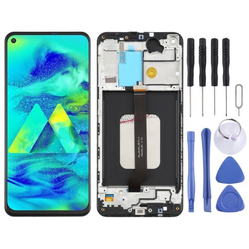 Original PLS TFT LCD Screen for Galaxy M40 Digitizer Full Assembly - 1