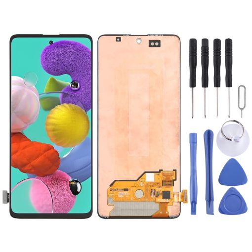 Samsung Galaxy A51 4G AMOLED LCD Screen with Digitizer - Black - 1