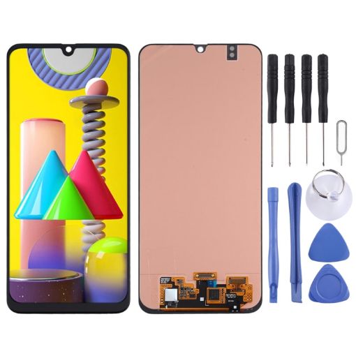 Samsung Galaxy M31/M31 Prime Super AMOLED LCD Screen with Digitizer - Black - 1