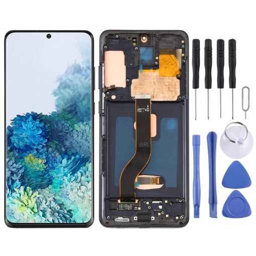 Dynamic AMOLED LCD Screen for Galaxy S20+ 4G Digitizer Assembly - Black - 1
