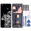Samsung Galaxy S20 Ultra AMOLED LCD Screen with Frame - Black - 1