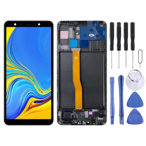 LCD Screen for Samsung Galaxy A7 (2018) SM-A750 - Full Assembly With Frame - 1