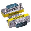 RS232 DB9 Male to Male Adapter Converter - White - 1