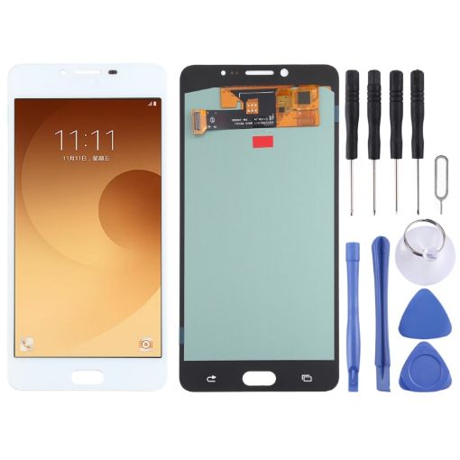 Samsung Galaxy C9 Pro SM-C9000/C900 OLED LCD Screen & Digitizer Assembly (White) - 1