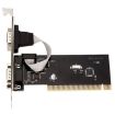 Picture of RS232 Serial Port TX382B 2 Port Pci to 9 Pin Com Riser Card Adapter with Tracking Number