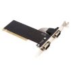 Picture of RS232 Serial Port TX382B 2 Port Pci to 9 Pin Com Riser Card Adapter with Tracking Number