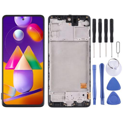 Samsung Galaxy M31s SM-M317 AMOLED LCD Screen with Frame - 1
