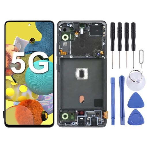 Samsung Galaxy A51 5G SM-A516 LCD Screen Assembly with Frame - 1