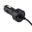 Nintendo Switch 2.4A USB-C Car Charger Adapter - 2m Cable (Black) - 5